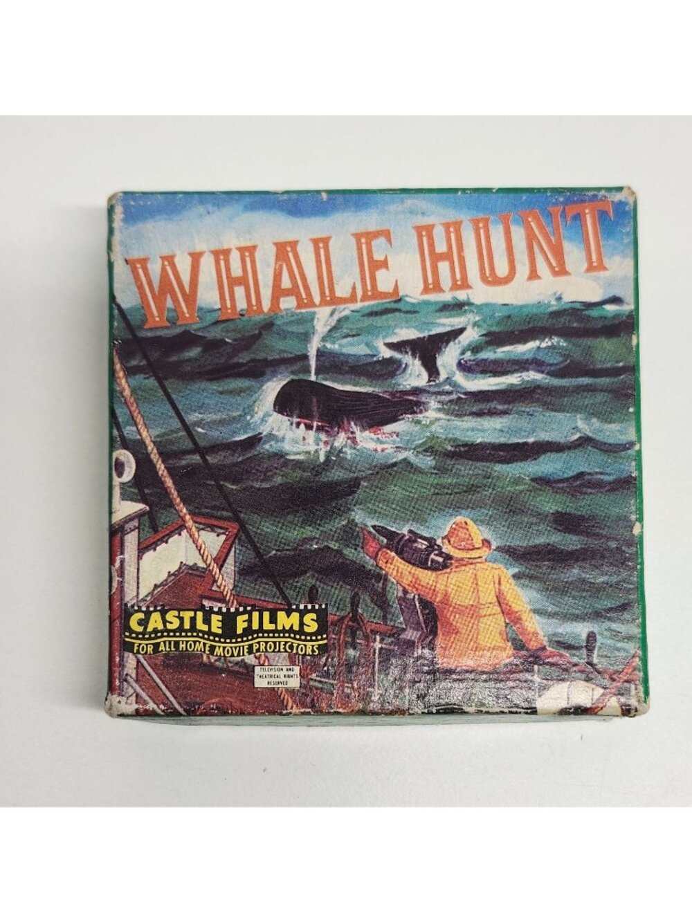 Vintage 8mm Film "Whale Hunt" Movie Reel Castle Films IOB